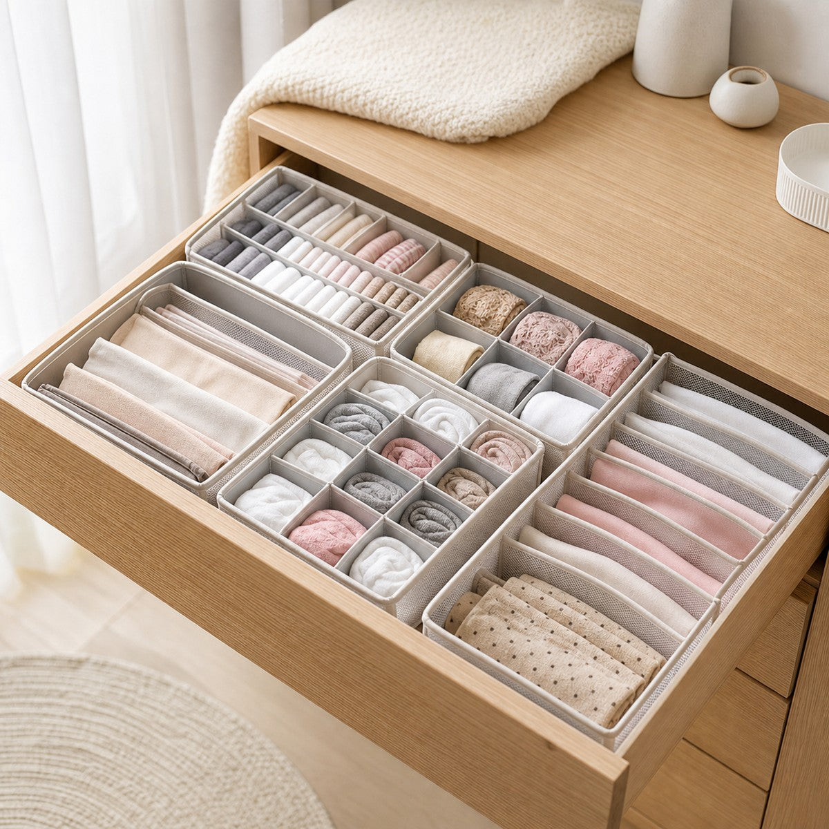 Drawer Organization home storage scene