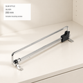 Pull-Out Wardrobe Clothes Rail — Adjustable Chrome Closet Organizer