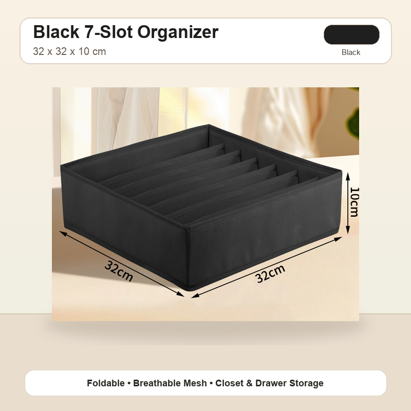 Black 7-Slot refined Shopify product image