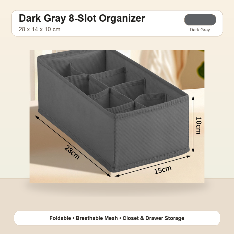 Dark Gray 8-Slot refined Shopify product image