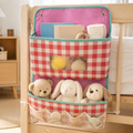 Hanging Door Organizer with Hooks, 2-Tier or 3-Tier Wall Closet Storage Bag for Bedroom, Dorm & Bathroom