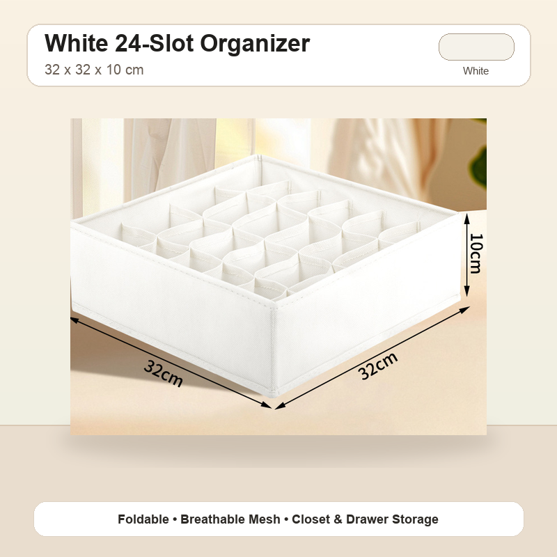 White 24-Slot refined Shopify product image