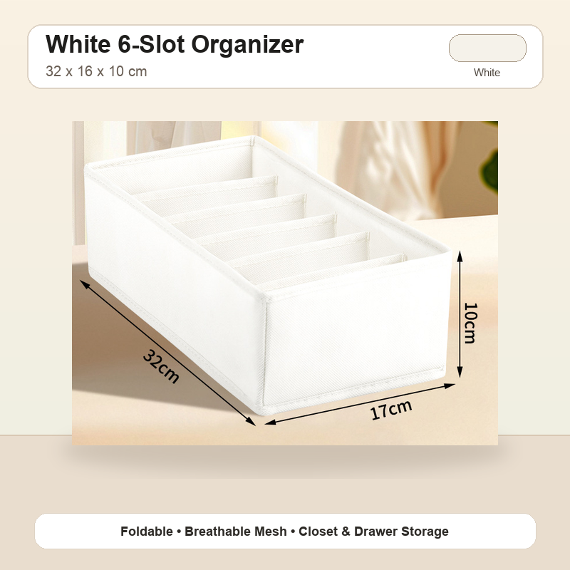 White 6-Slot refined Shopify product image