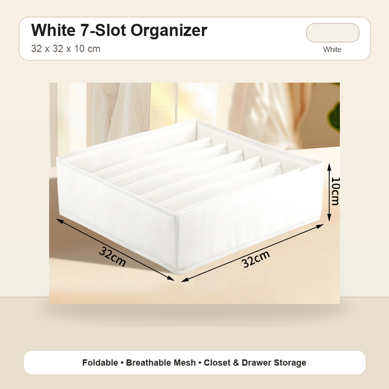 White 7-Slot refined Shopify product image