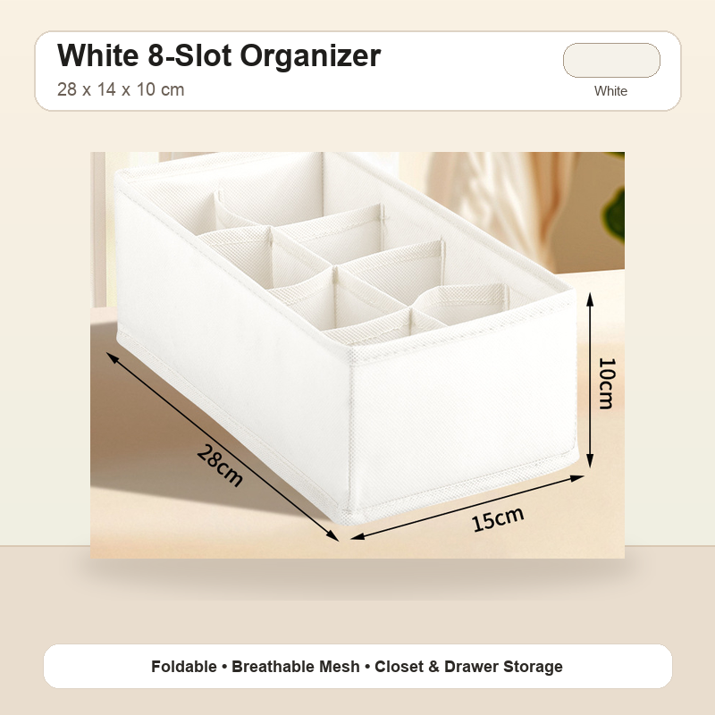 White 8-Slot refined Shopify product image