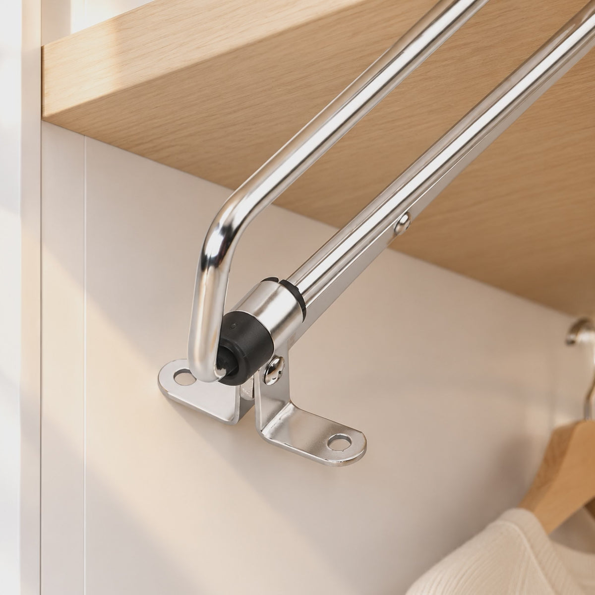 Pull-Out Wardrobe Clothes Rail - Product Demo